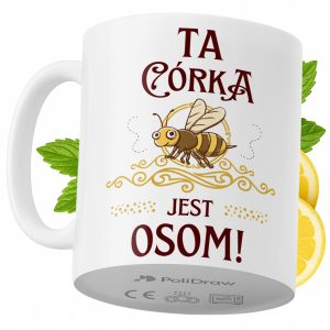 Kubek Dla Córki na Prezent z Nadrukiem ze Zdjęciem 330 ml PoliDraw 973002 Kubek Dla Córki na Prezent z Nadrukiem ze Zdjęciem 330 ml PoliDraw 973002