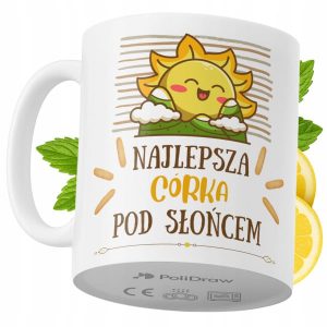 Kubek Dla Córki na Prezent z Nadrukiem ze Zdjęciem 330 ml PoliDraw 973045 Kubek Dla Córki na Prezent z Nadrukiem ze Zdjęciem 330 ml PoliDraw 973045