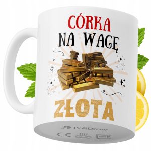 Kubek Dla Córki na Prezent z Nadrukiem ze Zdjęciem 330 ml PoliDraw 973563 Kubek Dla Córki na Prezent z Nadrukiem ze Zdjęciem 330 ml PoliDraw 973563