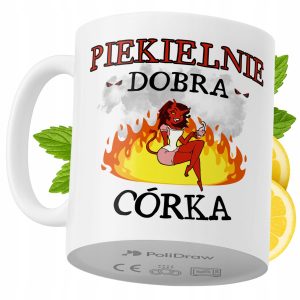 Kubek Dla Córki na Prezent z Nadrukiem ze Zdjęciem 330 ml PoliDraw 973696 Kubek Dla Córki na Prezent z Nadrukiem ze Zdjęciem 330 ml PoliDraw 973696