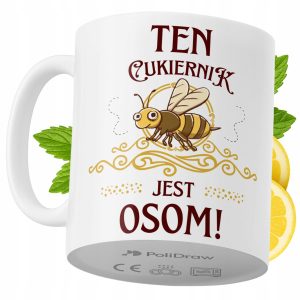 Kubek Dla Cukiernika na Prezent z Nadrukiem ze Zdjęciem 330 ml PoliDraw 973927 Kubek Dla Cukiernika na Prezent z Nadrukiem ze Zdjęciem 330 ml PoliDraw 973927