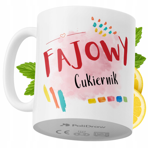 Kubek Dla Cukiernika na Prezent z Nadrukiem ze Zdjęciem 330 ml PoliDraw 973207