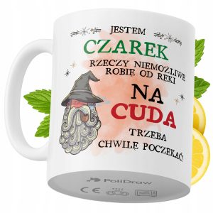 Kubek Dla Czarka na Prezent z Nadrukiem ze Zdjęciem 330 ml PoliDraw 972428 Kubek Dla Czarka na Prezent z Nadrukiem ze Zdjęciem 330 ml PoliDraw 972428