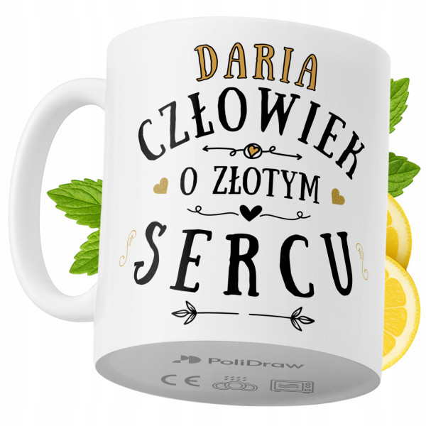 Kubek Dla Dari na Prezent z Nadrukiem ze Zdjęciem 330 ml PoliDraw 973324