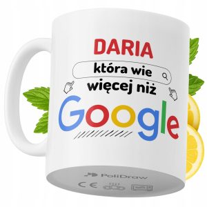 Kubek Dla Dari na Prezent z Nadrukiem ze Zdjęciem 330 ml PoliDraw 970250 Kubek Dla Dari na Prezent z Nadrukiem ze Zdjęciem 330 ml PoliDraw 970250