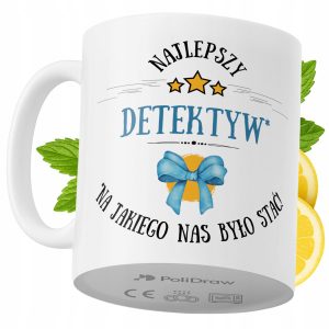 Kubek Dla Detektywa na Prezent z Nadrukiem ze Zdjęciem 330 ml PoliDraw 973772 Kubek Dla Detektywa na Prezent z Nadrukiem ze Zdjęciem 330 ml PoliDraw 973772