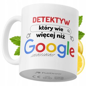 Kubek Dla Detektywa na Prezent z Nadrukiem ze Zdjęciem 330 ml PoliDraw 972533 Kubek Dla Detektywa na Prezent z Nadrukiem ze Zdjęciem 330 ml PoliDraw 972533