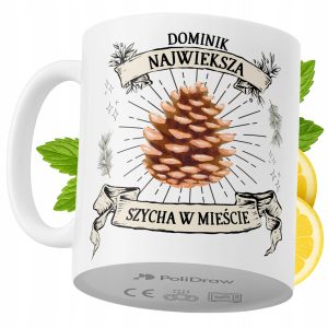 Kubek Dla Dominika na Prezent z Nadrukiem ze Zdjęciem 330 ml PoliDraw 973092