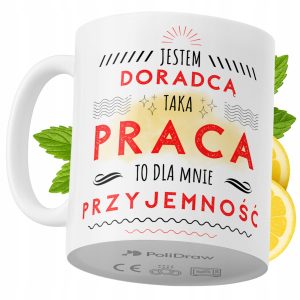 Kubek Dla Doradcy na Prezent z Nadrukiem ze Zdjęciem 330 ml PoliDraw 973290 Kubek Dla Doradcy na Prezent z Nadrukiem ze Zdjęciem 330 ml PoliDraw 973290