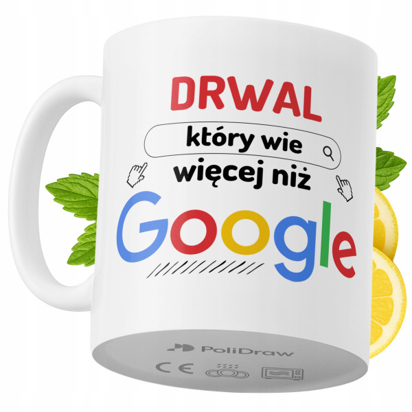 Kubek Dla Drwala na Prezent z Nadrukiem ze Zdjęciem 330 ml PoliDraw 973963