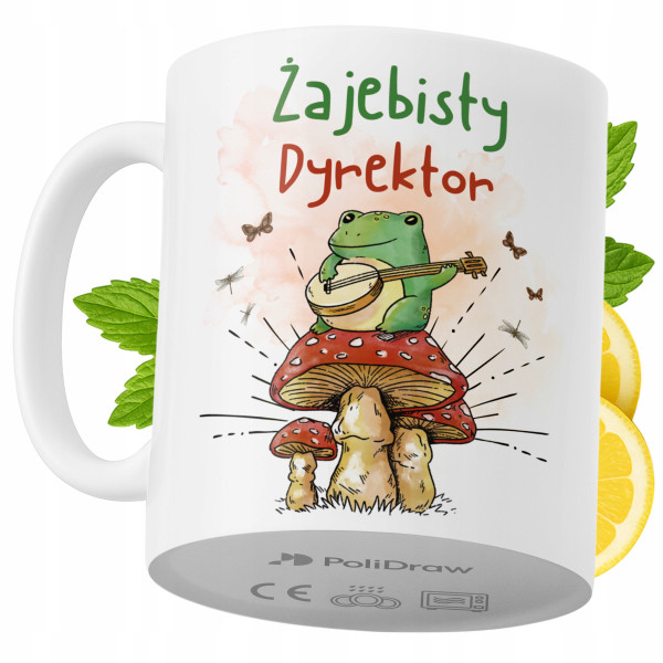 Kubek Dla Dyrektora na Prezent z Nadrukiem ze Zdjęciem 330 ml PoliDraw 972470