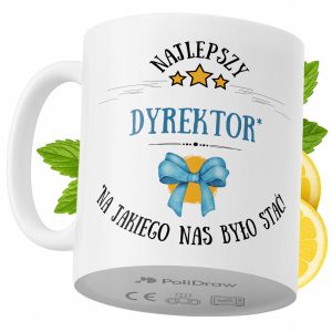 Kubek Dla Dyrektora na Prezent z Nadrukiem ze Zdjęciem 330 ml PoliDraw 972509 Kubek Dla Dyrektora na Prezent z Nadrukiem ze Zdjęciem 330 ml PoliDraw 972509
