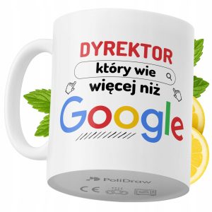 Kubek Dla Dyrektora na Prezent z Nadrukiem ze Zdjęciem 330 ml PoliDraw 972372 Kubek Dla Dyrektora na Prezent z Nadrukiem ze Zdjęciem 330 ml PoliDraw 972372