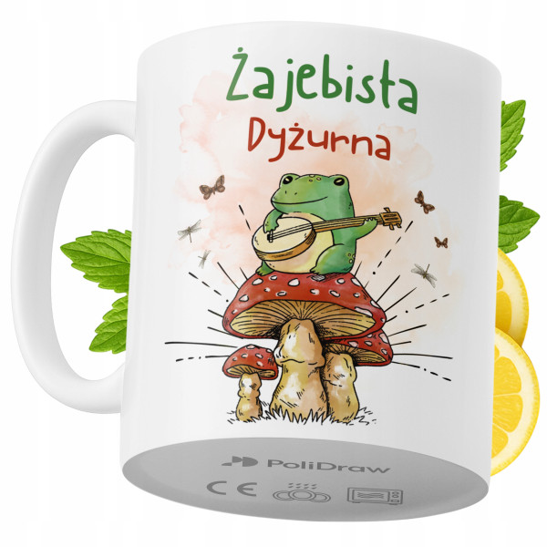 Kubek Dla Dyżurnej na Prezent z Nadrukiem ze Zdjęciem 330 ml PoliDraw 973673