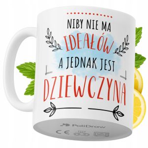 Kubek Dla Dziewczyny na Prezent z Nadrukiem ze Zdjęciem 330 ml PoliDraw 972826 Kubek Dla Dziewczyny na Prezent z Nadrukiem ze Zdjęciem 330 ml PoliDraw 972826