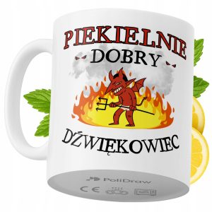 Kubek Dla Dźwiękowca na Prezent z Nadrukiem ze Zdjęciem 330 ml PoliDraw 973142 Kubek Dla Dźwiękowca na Prezent z Nadrukiem ze Zdjęciem 330 ml PoliDraw 973142