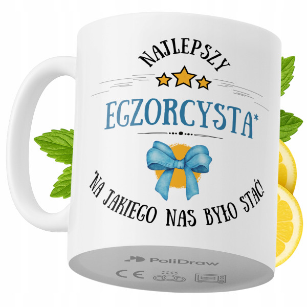Kubek Dla Egzorcysty na Prezent z Nadrukiem ze Zdjęciem 330 ml PoliDraw 973350