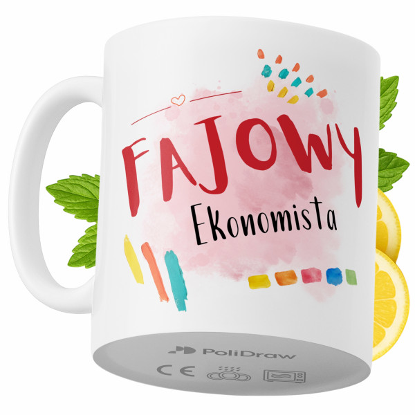 Kubek Dla Ekonomisty na Prezent z Nadrukiem ze Zdjęciem 330 ml PoliDraw 970812
