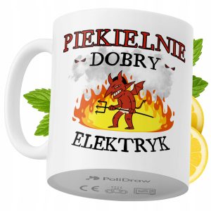 Kubek Dla Elektryka na Prezent z Nadrukiem ze Zdjęciem 330 ml PoliDraw 972718