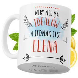 Kubek Dla Eleny na Prezent z Nadrukiem ze Zdjęciem 330 ml PoliDraw 973021