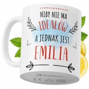 Kubek Dla Emilii na Prezent z Nadrukiem ze Zdjęciem 330 ml PoliDraw 973087 Kubek Dla Emilii na Prezent z Nadrukiem ze Zdjęciem 330 ml PoliDraw 973087