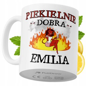 Kubek Dla Emilii na Prezent z Nadrukiem ze Zdjęciem 330 ml PoliDraw 973989 Kubek Dla Emilii na Prezent z Nadrukiem ze Zdjęciem 330 ml PoliDraw 973989