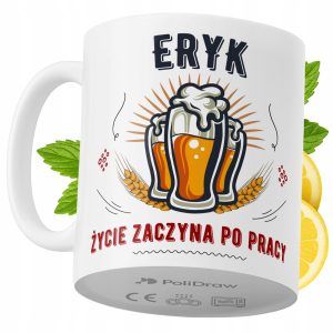 Kubek Dla Eryka na Prezent z Nadrukiem ze Zdjęciem 330 ml PoliDraw 972761 Kubek Dla Eryka na Prezent z Nadrukiem ze Zdjęciem 330 ml PoliDraw 972761