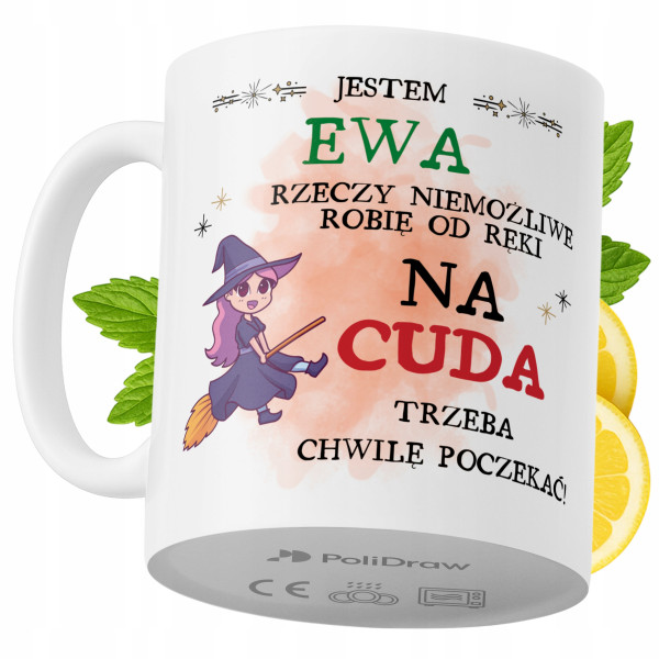 Kubek Dla Ewy na Prezent z Nadrukiem ze Zdjęciem 330 ml PoliDraw 972853