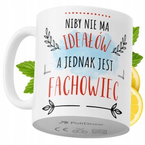 Kubek Dla Fachowca na Prezent z Nadrukiem ze Zdjęciem 330 ml PoliDraw 970630 Kubek Dla Fachowca na Prezent z Nadrukiem ze Zdjęciem 330 ml PoliDraw 970630