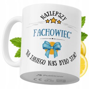 Kubek Dla Fachowca na Prezent z Nadrukiem ze Zdjęciem 330 ml PoliDraw 972607 Kubek Dla Fachowca na Prezent z Nadrukiem ze Zdjęciem 330 ml PoliDraw 972607