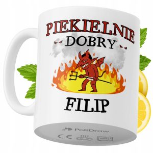 Kubek Dla Filipa na Prezent z Nadrukiem ze Zdjęciem 330 ml PoliDraw 972897