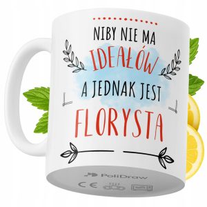 Kubek Dla Florysty na Prezent z Nadrukiem ze Zdjęciem 330 ml PoliDraw 973541 Kubek Dla Florysty na Prezent z Nadrukiem ze Zdjęciem 330 ml PoliDraw 973541