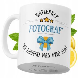 Kubek Dla Fotografa na Prezent z Nadrukiem ze Zdjęciem 330 ml PoliDraw 973823 Kubek Dla Fotografa na Prezent z Nadrukiem ze Zdjęciem 330 ml PoliDraw 973823