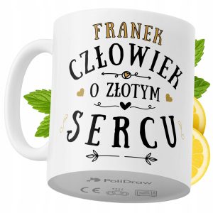 Kubek Dla Franka na Prezent z Nadrukiem ze Zdjęciem 330 ml PoliDraw 973553