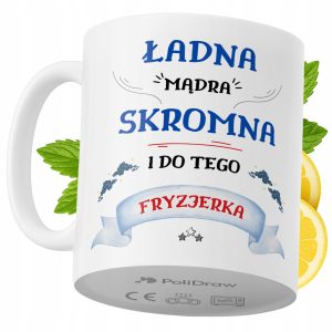 Kubek Dla Fryzjerki na Prezent z Nadrukiem ze Zdjęciem 330 ml PoliDraw 971764