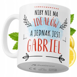 Kubek Dla Gabriela na Prezent z Nadrukiem ze Zdjęciem 330 ml PoliDraw 972524