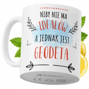Kubek Dla Geodety na Prezent z Nadrukiem ze Zdjęciem 330 ml PoliDraw 972561 Kubek Dla Geodety na Prezent z Nadrukiem ze Zdjęciem 330 ml PoliDraw 972561
