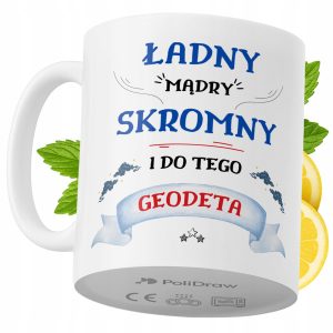 Kubek Dla Geodety na Prezent z Nadrukiem ze Zdjęciem 330 ml PoliDraw 972819 Kubek Dla Geodety na Prezent z Nadrukiem ze Zdjęciem 330 ml PoliDraw 972819