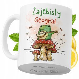 Kubek Dla Geografa na Prezent z Nadrukiem ze Zdjęciem 330 ml PoliDraw 972935 Kubek Dla Geografa na Prezent z Nadrukiem ze Zdjęciem 330 ml PoliDraw 972935