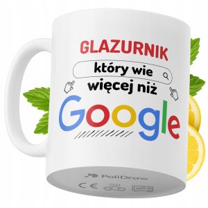 Kubek Dla Glazurnika na Prezent z Nadrukiem ze Zdjęciem 330 ml PoliDraw 970521 Kubek Dla Glazurnika na Prezent z Nadrukiem ze Zdjęciem 330 ml PoliDraw 970521