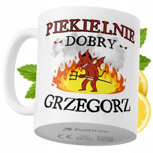 Kubek Dla Grzegorza na Prezent z Nadrukiem ze Zdjęciem 330 ml PoliDraw 970261 Kubek Dla Grzegorza na Prezent z Nadrukiem ze Zdjęciem 330 ml PoliDraw 970261