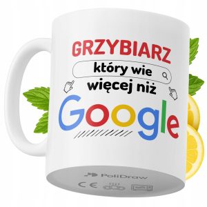 Kubek Dla Grzybiarza na Prezent z Nadrukiem ze Zdjęciem 330 ml PoliDraw 973098 Kubek Dla Grzybiarza na Prezent z Nadrukiem ze Zdjęciem 330 ml PoliDraw 973098