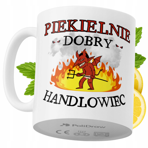 Kubek Dla Handlowca na Prezent z Nadrukiem ze Zdjęciem 330 ml PoliDraw 971105