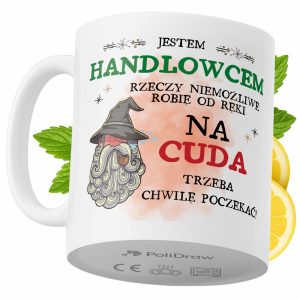 Kubek Dla Handlowca na Prezent z Nadrukiem ze Zdjęciem 330 ml PoliDraw 971618 Kubek Dla Handlowca na Prezent z Nadrukiem ze Zdjęciem 330 ml PoliDraw 971618