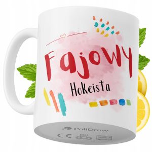 Kubek Dla Hokeisty na Prezent z Nadrukiem ze Zdjęciem 330 ml PoliDraw 971123 Kubek Dla Hokeisty na Prezent z Nadrukiem ze Zdjęciem 330 ml PoliDraw 971123