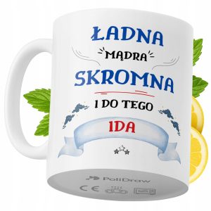 Kubek Dla Idy na Prezent z Nadrukiem ze Zdjęciem 330 ml PoliDraw 972457 Kubek Dla Idy na Prezent z Nadrukiem ze Zdjęciem 330 ml PoliDraw 972457