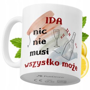 Kubek Dla Idy na Prezent z Nadrukiem ze Zdjęciem 330 ml PoliDraw 973933 Kubek Dla Idy na Prezent z Nadrukiem ze Zdjęciem 330 ml PoliDraw 973933