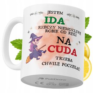 Kubek Dla Idy na Prezent z Nadrukiem ze Zdjęciem 330 ml PoliDraw 971211