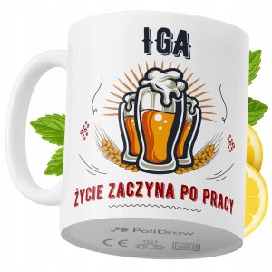 Kubek Dla Igi na Prezent z Nadrukiem ze Zdjęciem 330 ml PoliDraw 970416 Kubek Dla Igi na Prezent z Nadrukiem ze Zdjęciem 330 ml PoliDraw 970416