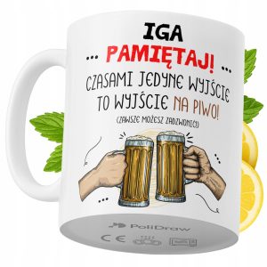 Kubek Dla Igi na Prezent z Nadrukiem ze Zdjęciem 330 ml PoliDraw 971568 Kubek Dla Igi na Prezent z Nadrukiem ze Zdjęciem 330 ml PoliDraw 971568